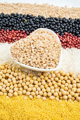 Full screen of cereal beans