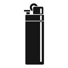 Classic cigarette lighter icon. Simple illustration of classic cigarette lighter vector icon for web design isolated on white background