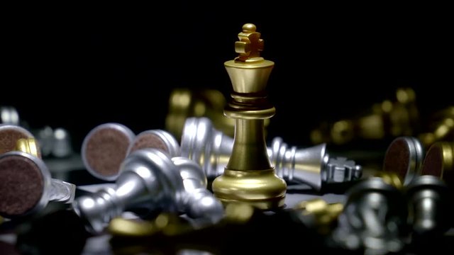 chess board game concept for competition and strategy