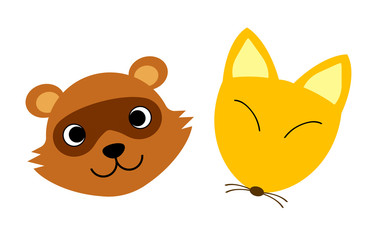 タヌキとキツネ