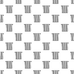 Stripped towel pattern seamless vector repeat geometric for any web design