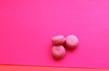 paper background macaroon pink love