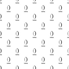 Pumpkin seed pattern seamless vector repeat geometric for any web design