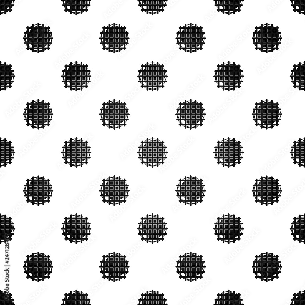 Poster tasty cake pattern seamless vector repeat geometric for any web design