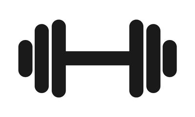 Fototapeta na wymiar Fitness weight icon, lifting symbol. Gym illustration, vector