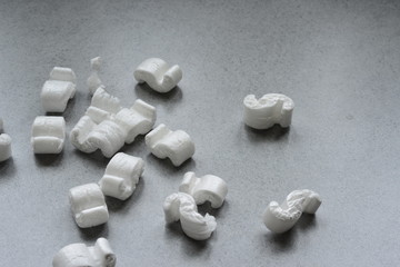 New white unused Styrofoam