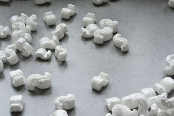 New white unused Styrofoam