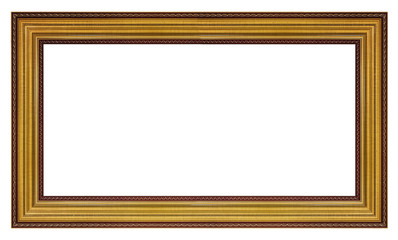 Vintage golden frame