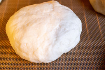 Dough for baking into bread or pastry