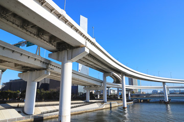 【ジャンクションカーブ】首都高速道路の有明ジャンクション