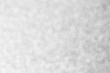 Fototapeta premium Abstract silver bokeh for christmas background, Celebration concept.