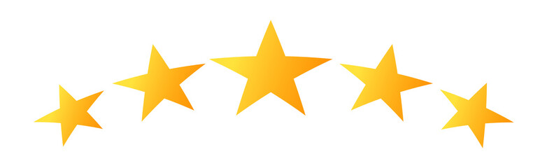 Five golden stars. Evaluation. 