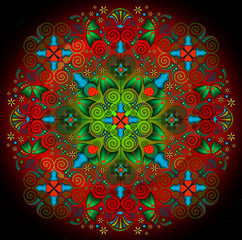 Psychedelic Mandala