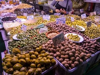 Olives at the market