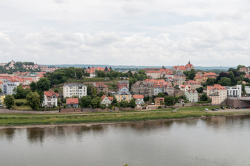 The skyline of the city Meissen