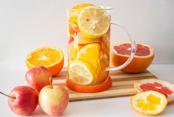 Fresh and healthy vitamin C tea