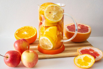 Fresh and healthy vitamin C tea