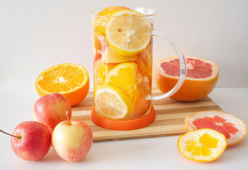 Fresh and healthy vitamin C tea