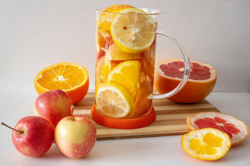 Fresh and healthy vitamin C tea