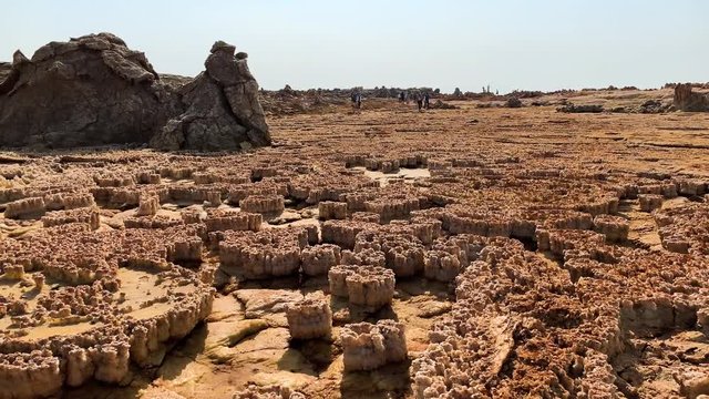 Dallol Ethiopia, volcanic waste land, colorful, tc01