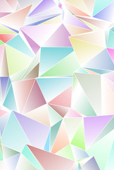 Fototapeta premium Triangular 3d, modern background