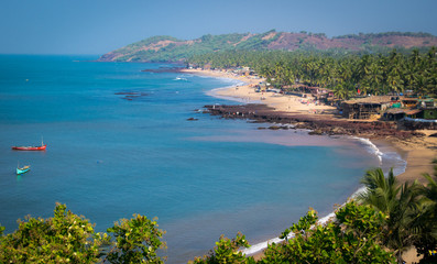 Anjuna Beach in North Goa