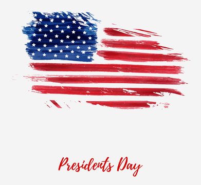 USA Presidents Day holiday background
