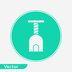 Cat tree vector icon sign symbol