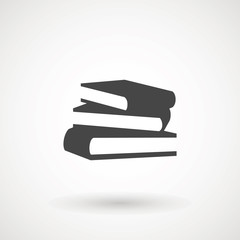 Book icon vector, solid illustration, pictogram isolated on white. High quality pictograms of read. Modern style icons collection. Diary, library, pages, textbook, etc