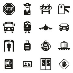 Border Crossing Icons 