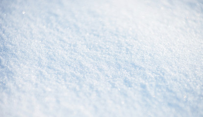 background of fresh snow