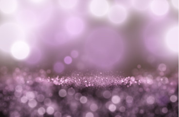 Shiny glittering dust particles spotlight with bokeh circles holiday background. Vector eps10.