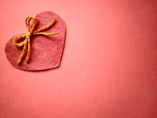 For Valentine's Day inscription Happy Valentine's Day and hearts