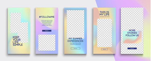 Editable Instagram Stories template. Streaming. 