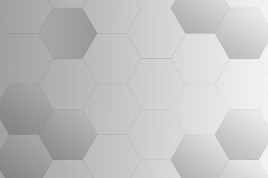 grey hexagon gradient background