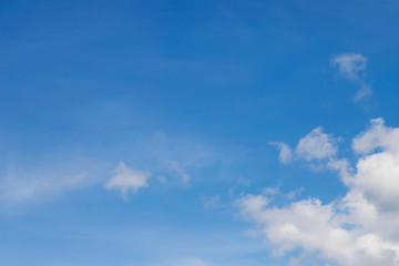 blue sky with clouds background