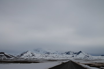 Straße Austurleið, Hochgebirgsstraß in Island