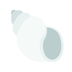 Spiral shell emoji vector
