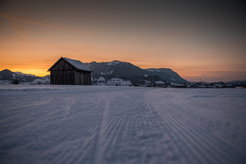 Alpenglühen Abendrot