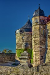 Stone towers of a castle - Security was important not only in the middle ages!