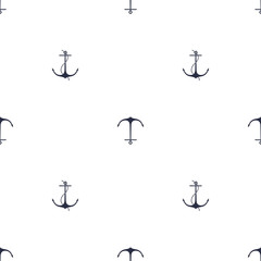 Anchor navy blue pattern