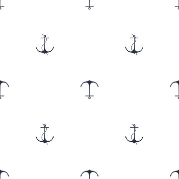 Anchor Navy Blue Pattern