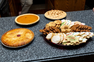 holiday dessert is just about ready to be served
