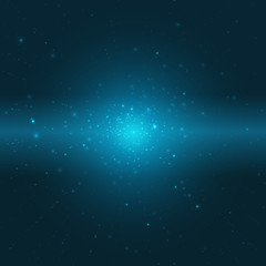 Fototapeta na wymiar Vector night sky cosmos background. Space galaxy or universe sars illustration
