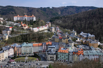 Fototapeta na wymiar Karlovy Vary view