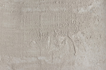 grey concrete cement wall floor background with fine dust. floor grouting