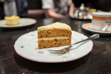 珈琲専門店のキャロットケーキ
