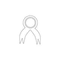 Obraz premium wax seal, signet or stamp. flat vector icon