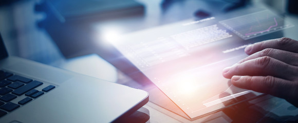 Using hi technology digital tablet