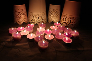 Licht, lila